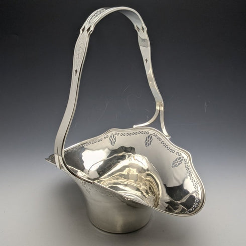 1923 American Antique Pure Silver (925 Silver) Basket Golf Trophy 257g Frank Whiting